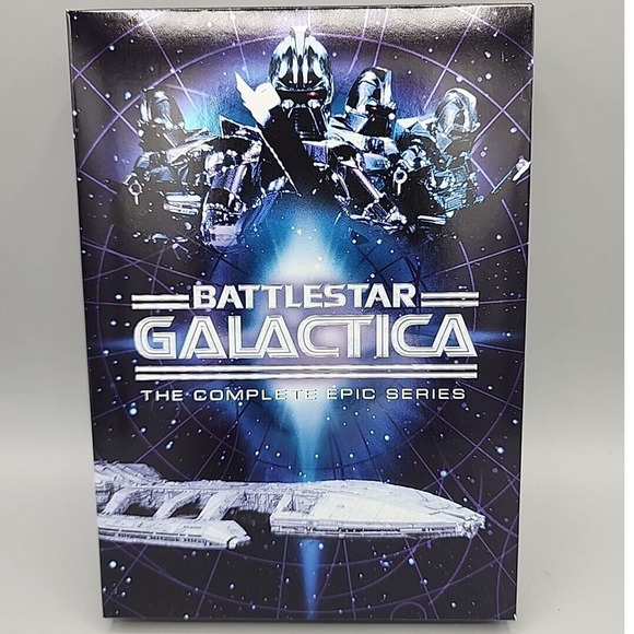 Battlestar Galactica The Complete Epic Series 10 DVDs Seasons Sci Fi Classic - Picture 1 of 11